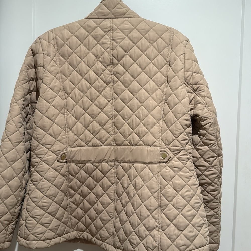 Weatherproof Women's Tan Quilted Puffer Jacket - Picture 6 of 7